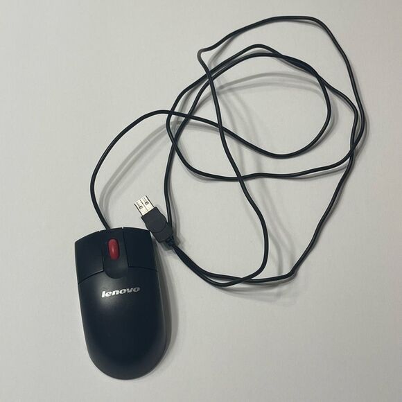 đź’•Lenovo MO28UOB Wired USB Optical Scroll Wheel Mouse for Laptop Computer - Picture 1 of 3